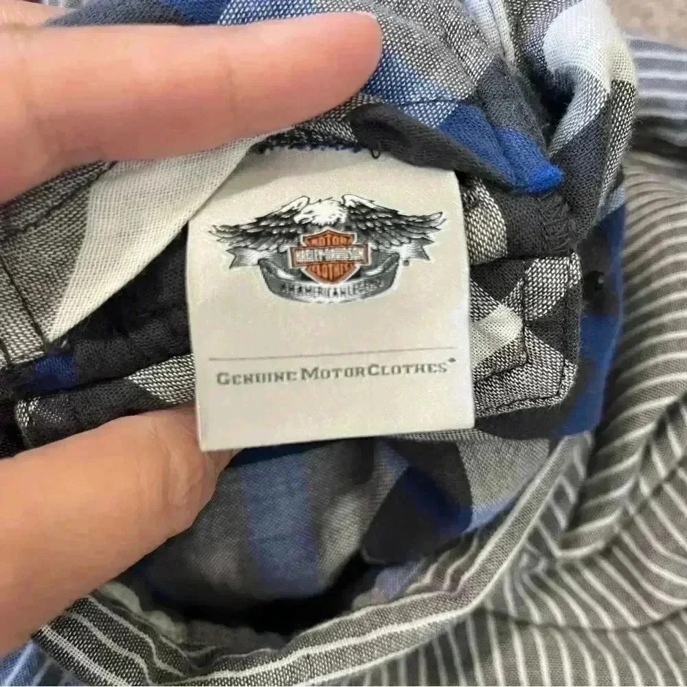 Harley Davidson Reversible Button Down - Picture 10 of 11